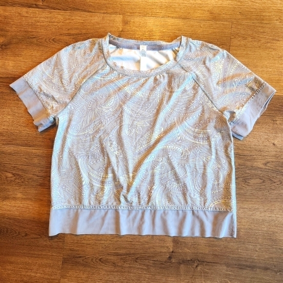 lululemon athletica Tops - Lululemon Stripe In Stride Short Sleeve